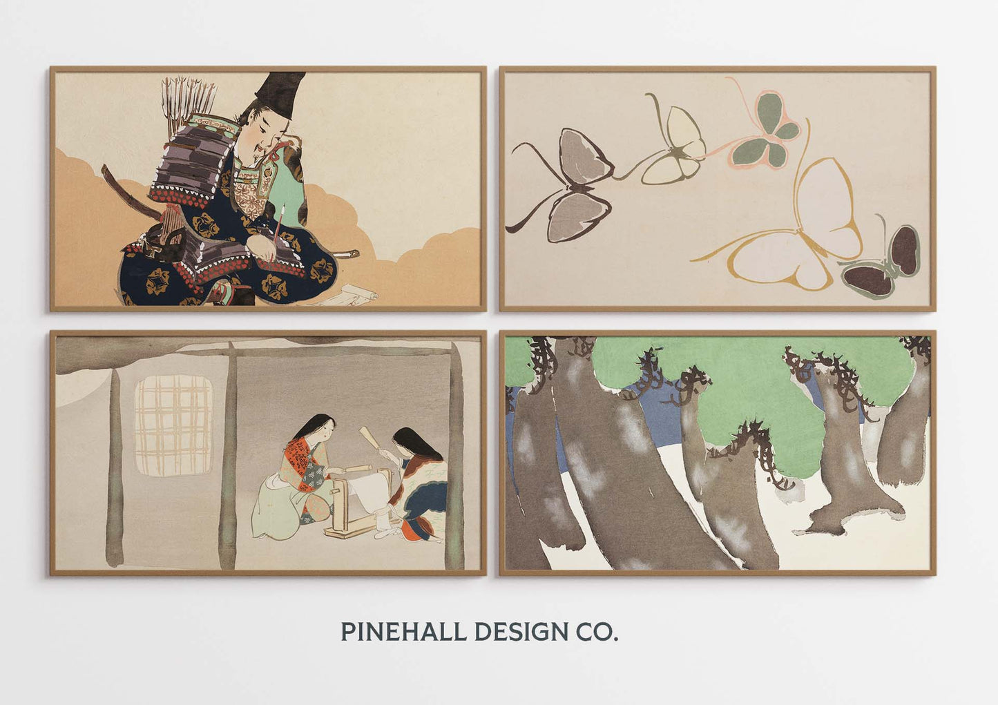 FRAME TV Art Springtime in Japan Collection 1 | Vintage Still Life Minimalism Art Nouveau, set of 12